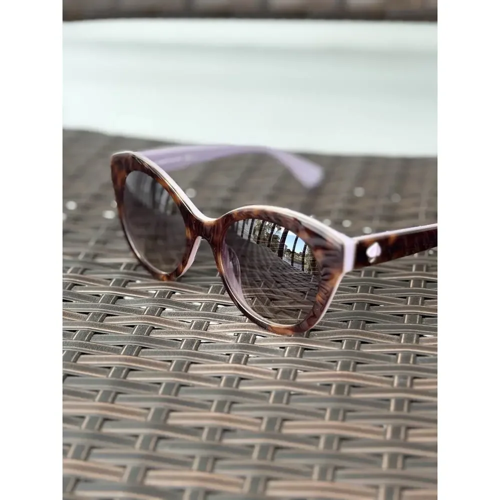Kate Spade New York Hello Sunshine Women’s Sunglasses Purple/ Brown Gradient New